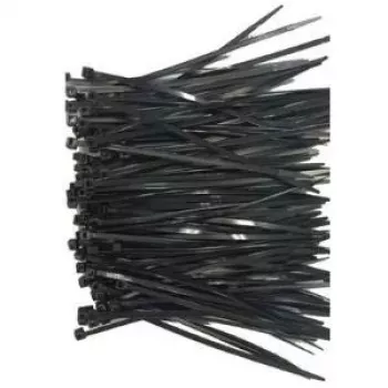 Abraçadeiras Gembird NYTFR-250X3.6 nylon preto 100 unid.