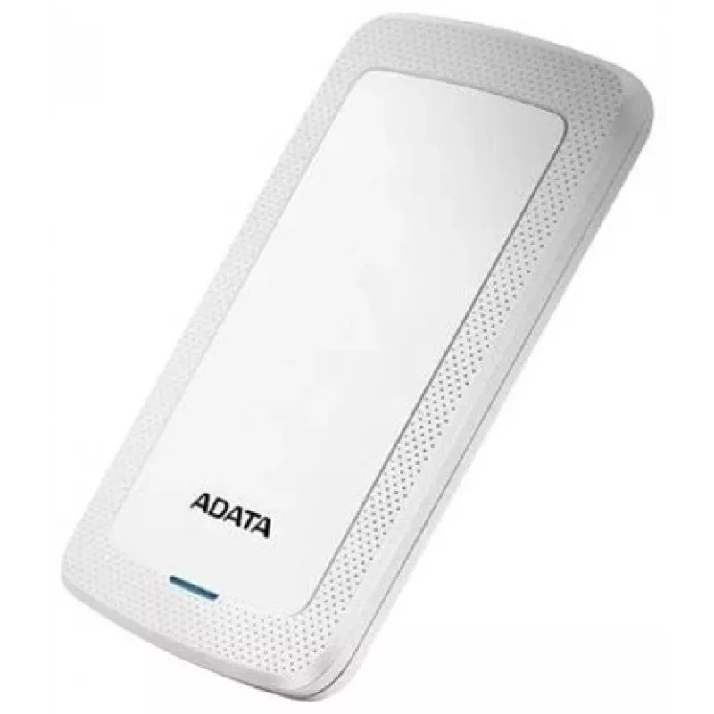 ADATA HV300 - Disco - 2 TB - externo (portátil) - USB 3.1 - AES de 256 bits - branco