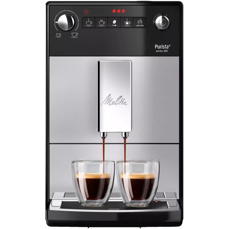 Máquina de café de grão Melitta Purista Series 300 F23/0-101 - prateado