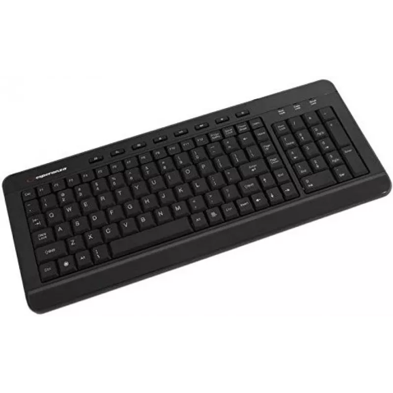 Conjunto de teclado e rato sem fios Esperanza EK122K Liberty, preto