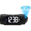 Rádio-despertador Blaupunkt CRP9BK, FM PLL, projetor, função de carregamento USB, temperatura interior (CRP9BK)