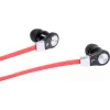 MAGICSOUND DS-2 - AUSCULTADORES ESTÉREO COM MICROFONE, PRETO-VERMELHO