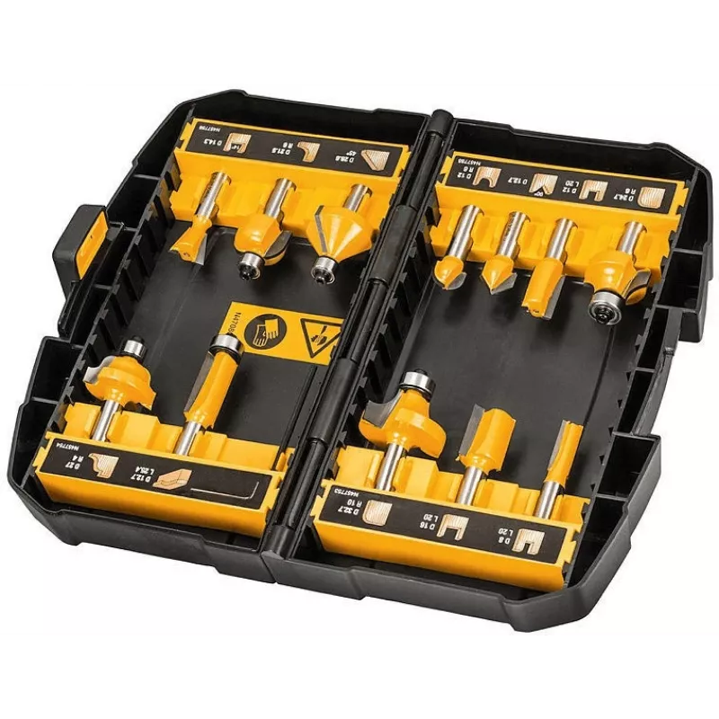 DeWalt DT90016-QZ conjunto de fresas, 12 peças