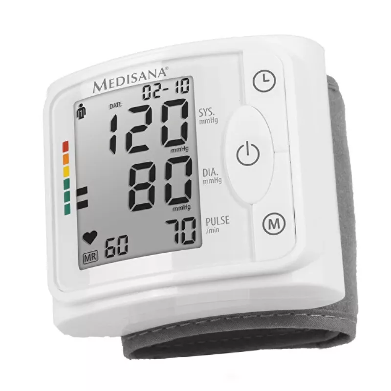 Medisana BW 320 medidor de tensão arterial de pulso - automático, 2 utilizadores, 120 memórias