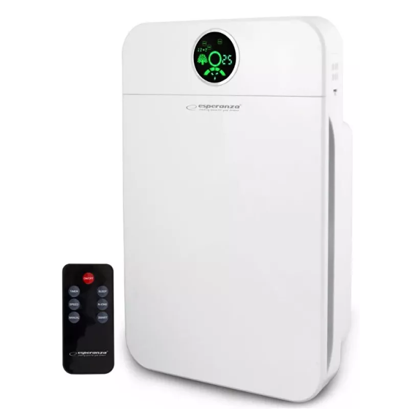 Purificador de ar ESPERANZA EHP002, branco, ruído 50 dB, caudal de ar 150 m³/h