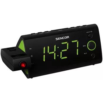 Rádio-despertador SRC 330GN com projetor de horas