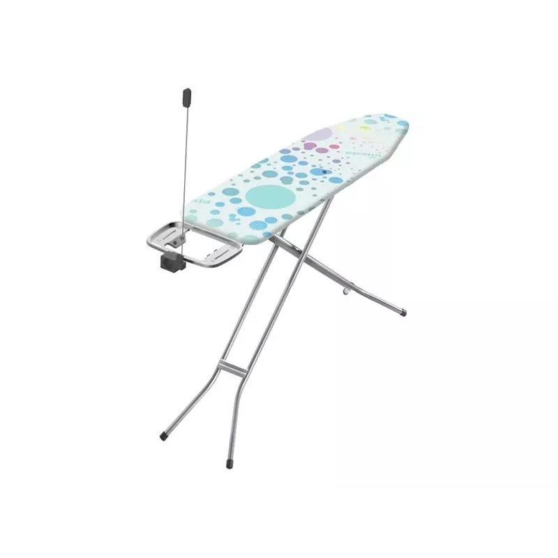 Tábua de passar a ferro tamanho grande Vileda 163316 — tábua 1200x380 mm, altura ajustável 75–96 cm, pernas em aço inoxidável, apoio para ferro