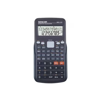 Calculadora científica SENCOR SEC 170 — 240 funções, visor de 2 linhas, alimentação por pilha, estojo de proteção