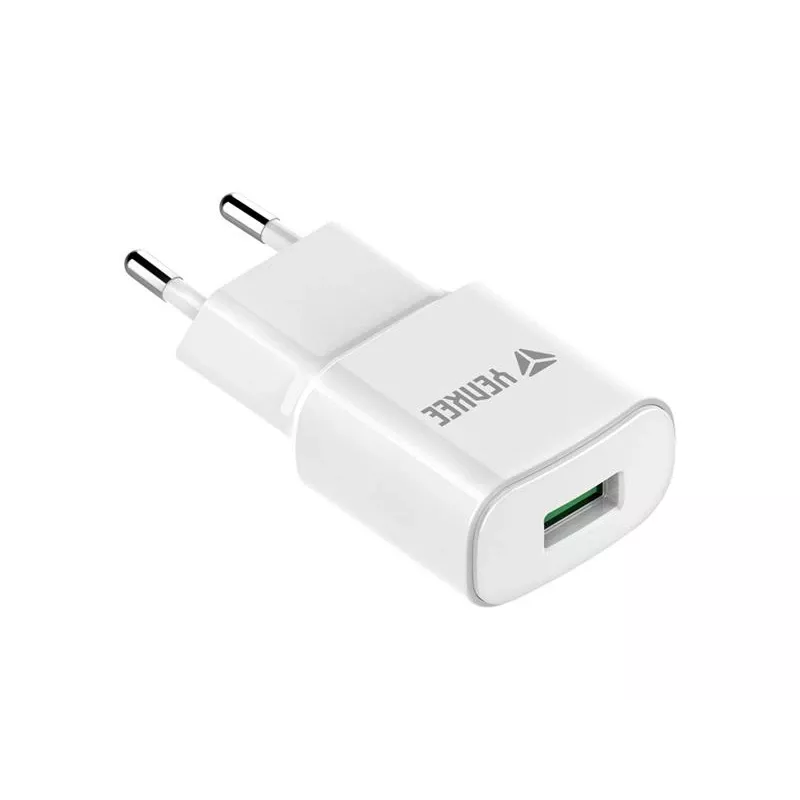 Carregador de rede USB YENKEE YAC 2023WH 18W 3A Quick Charge 3.0