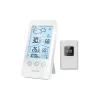 Estação meteorológica Sencor SWS 3000 W com estação de carregamento e sensor sem fios, branco