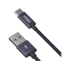 Cabo YENKEE YCU 301 BE USB-A 2.0/USB-C 1m lilás