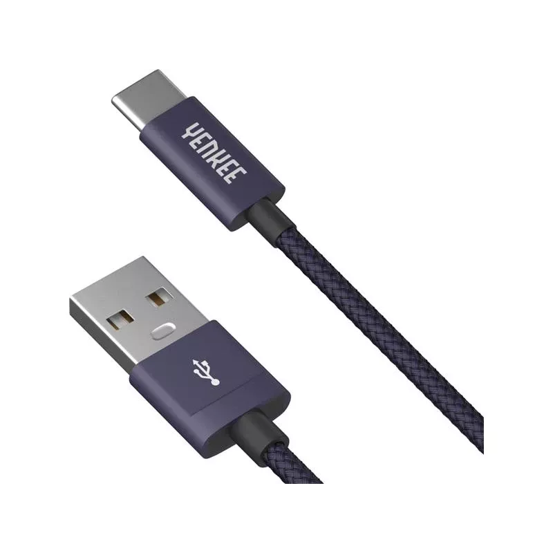 Cabo YENKEE YCU 301 BE USB-A 2.0/USB-C 1m lilás