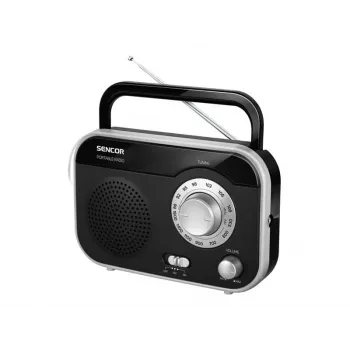 Rádio SENCOR SRD 210 BS, preto/prateado