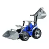 Lena GIGA TRUCKS trator com pá frontal, trator, 3 ano(s), plástico, azul, cinzento, branco