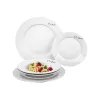 Conjunto de louça de mesa Lamart LT9001 6 peças porcelana branco 3 pessoas