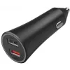 Carregador de carro Xiaomi 37 Watt porta dupla preto, preto
