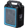 Altifalante estéreo portátil Blaupunkt MB06 preto, azul