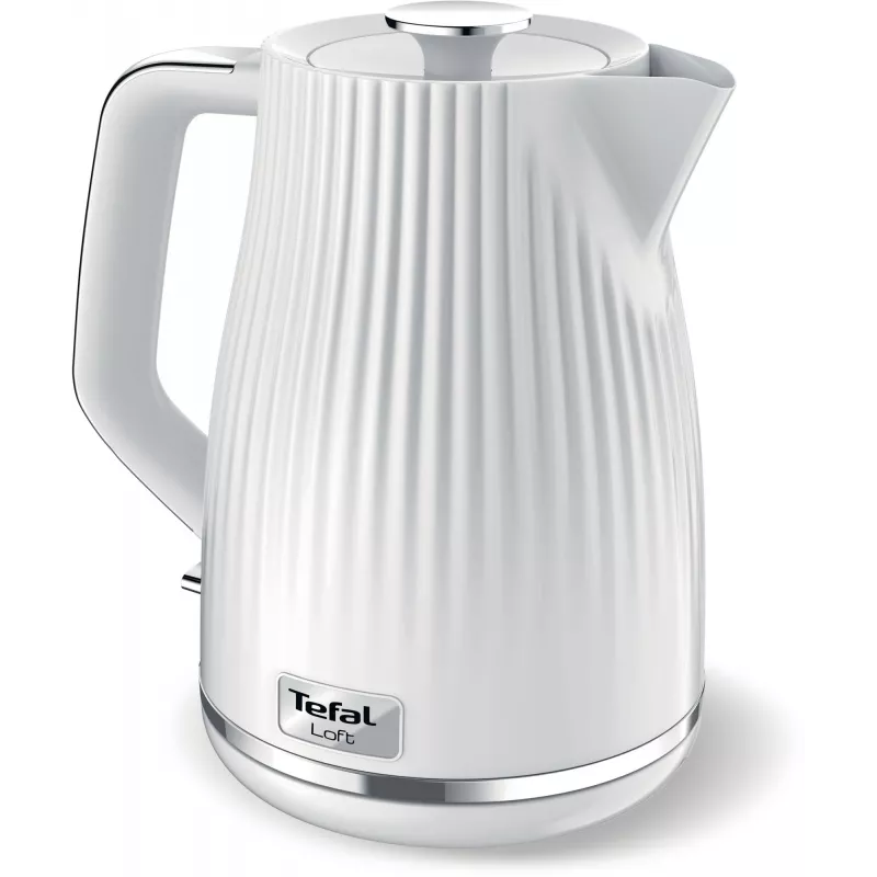 Chaleira elétrica Tefal KO250130 — capacidade de 1,7 l, 2400 W, branco
