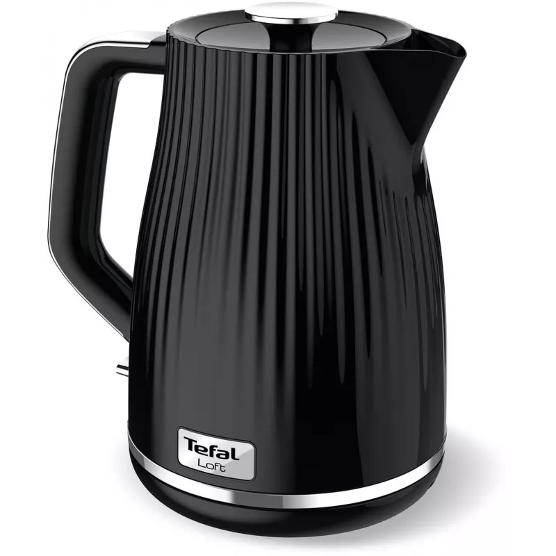 Chaleira Tefal KO2508 1,7 l, 2400 W, preto, resistência oculta