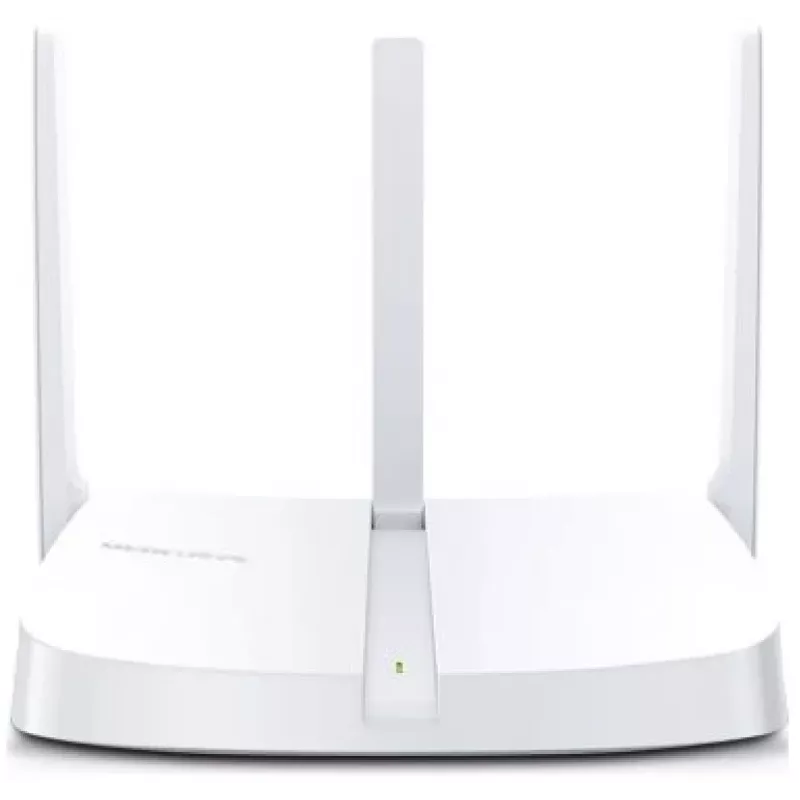 Router wireless Mercusys 300 Mbit/s Wireless N Wi-Fi 4 (802.11n) Single-Band (2,4 GHz) Ethernet LAN branco router de mesa