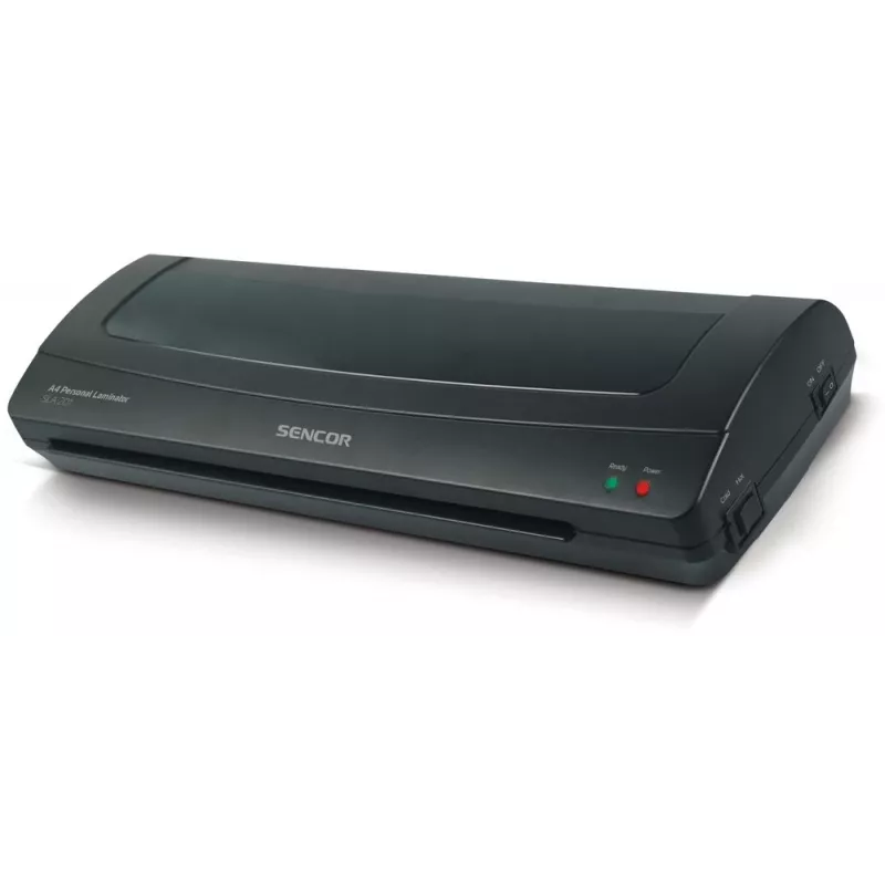 SENCOR SLA 201 A4 plastificadora, 2x75–2x125 µm películas, quente/frio, rolo duplo, 250 mm/min