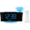 Blaupunkt CRP81USB rádio-despertador com projeção e carregamento USB, preto