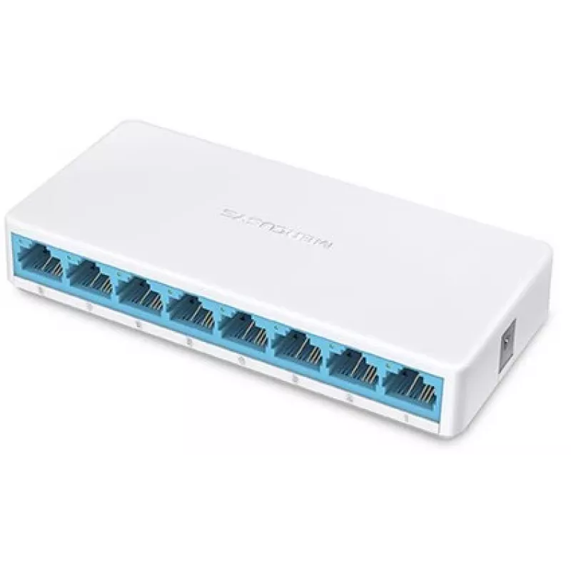 Switch Mercusys MS108 8 portas RJ-45 10/100Mbps não gerido