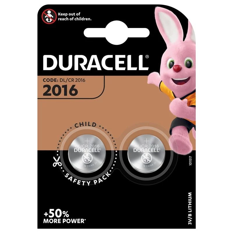 Pilha descartável Duracell DL2016