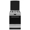 Amica 57GEH2.33HZpTaXx fogão misto a gás e elétrico, 4 bocas, forno de 62 l, ar quente, 50 cm, Inox