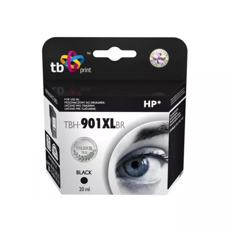 Tinteiro HP OJ J4580 XL preto recondicionado TBH-901XLBR