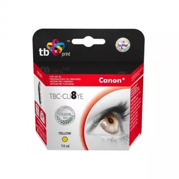 Tinta TBC-CLI8YE (Canon CLI8YE) amarelo 100% nova