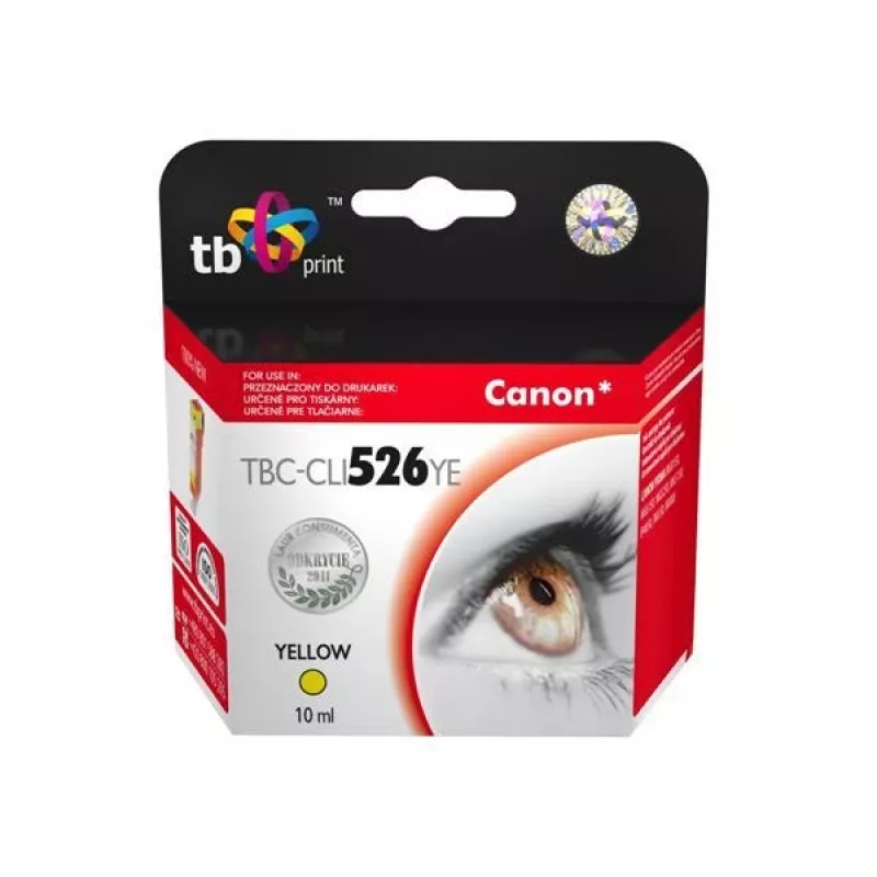 Tinta Canon PIXMA iP 4850 amarelo TBC-CLI526YE