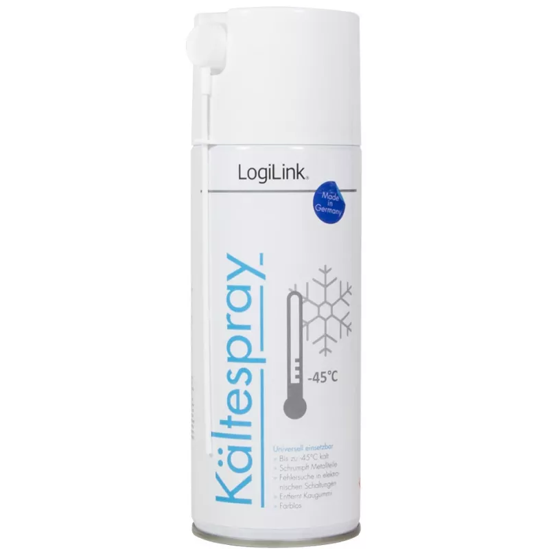 Spray de frio LogiLink RP0014 para eletrónica, 400 ml