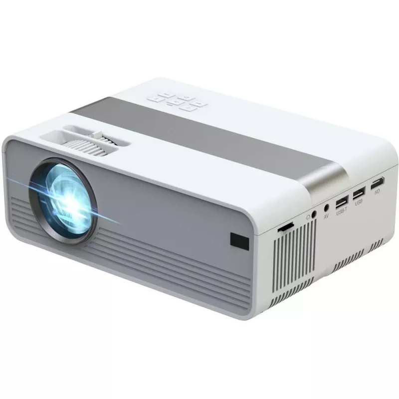 Technaxx TX-127 mini projetor LED, LCD, HD 720p (1280x720), branco/cinzento