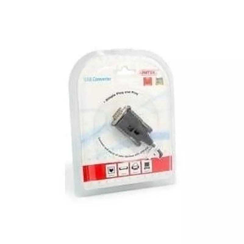 Adaptador de interface de cabo UNITEK Y-108 USB V.2.0 RS232 Preto (Y-108)