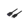 Cabo USB UNITEK Y-C476BK USB 3.2 Gen 1 (3.1 Gen 1) 0,2 m USB C USB A preto