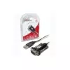 Cabo série UNITEK Y-105 Preto 1,5 m USB Type-A DB-9