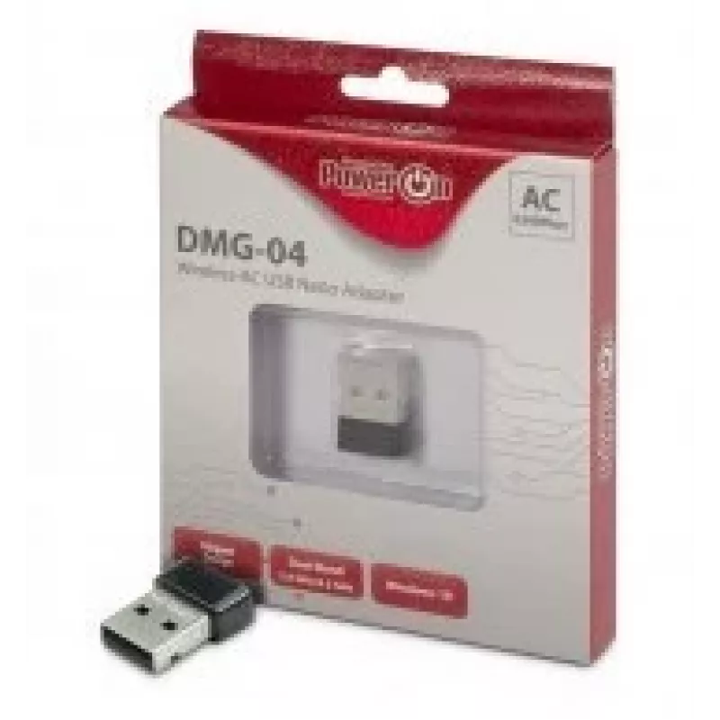 Adaptador de rede Inter-Tech USB 2.0 650 Mbit/s Wireless