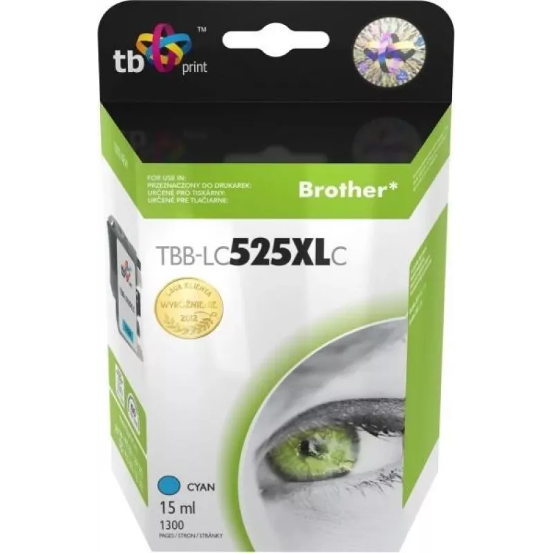 Cartucho TB Brother LC525/535 ciano