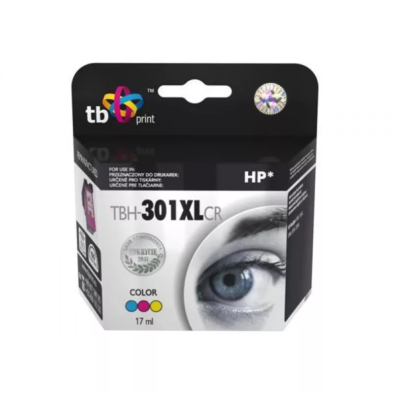 Tinta HP DJ1050/2050 Cor recondicionada XL TBH-301XLCR