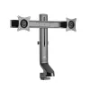 Suporte de monitor MACLEAN MC-854 para dois monitores 17–27 polegadas VESA 75x75 / 100x100, suporte de secretária de braço duplo