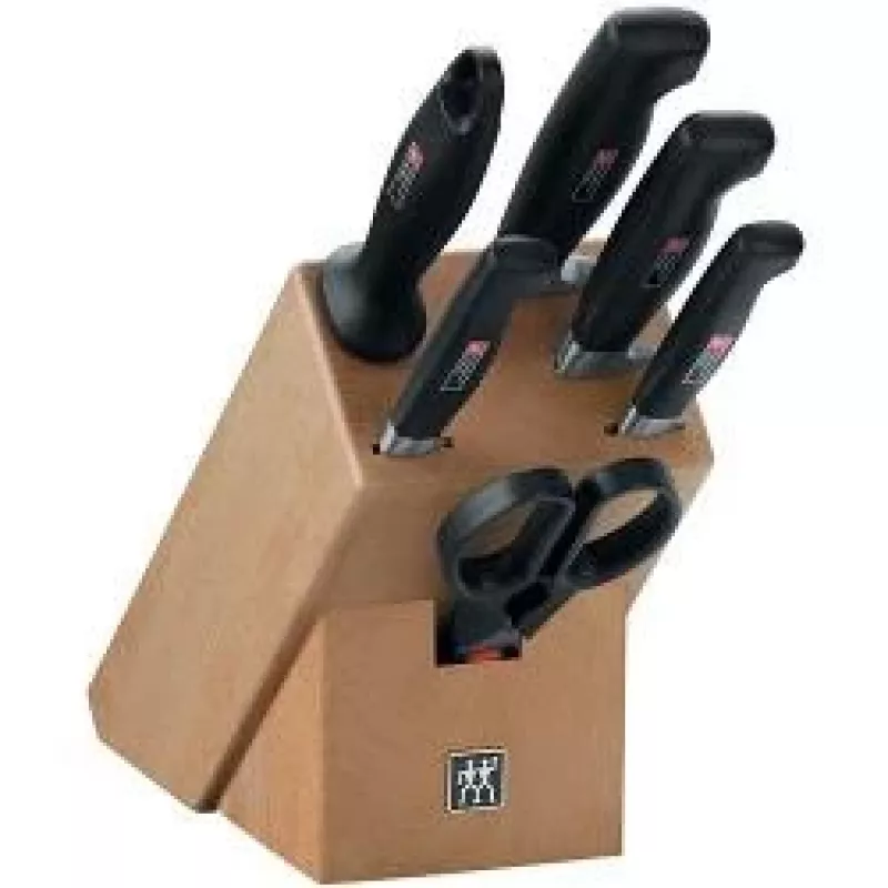 Conjunto de 4 facas no bloco Zwilling Four Star