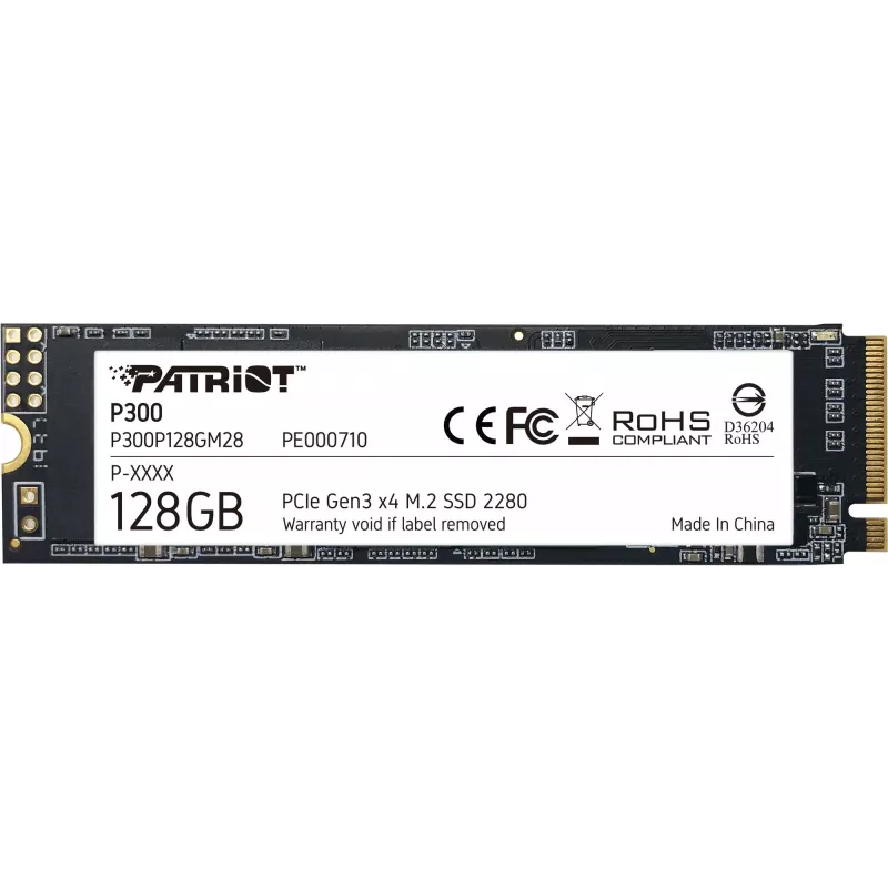 Unidade de estado sólido interna Patriot Memory P300P128GM28 M.2 128 GB PCI Express NVMe