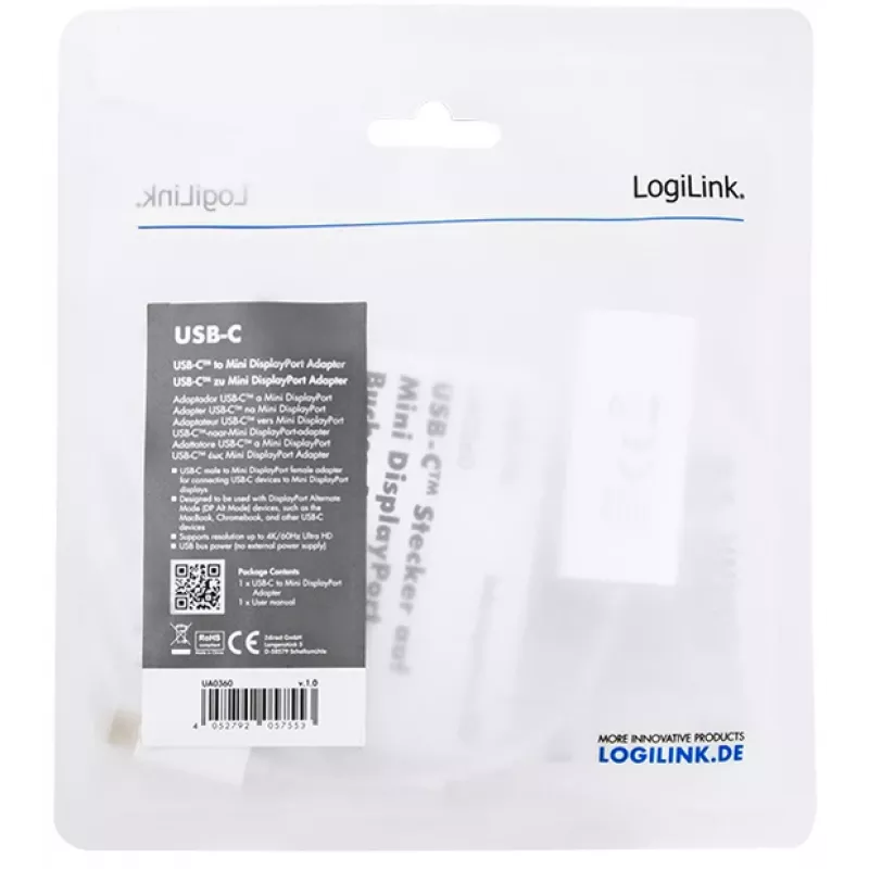 Adaptador de cabo de vídeo LogiLink UA0360