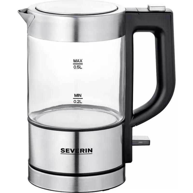Severin WK 3472 chaleira elétrica 0,5 L prateado 1100 W (WK3472)