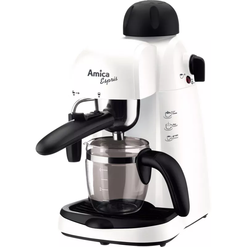 Máquina de café expresso branco-preto CD1011