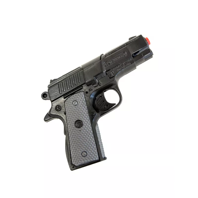 Pistola de polícia de brinquedo em metal Pulio modelo 15546/6 – design realista, construção robusta