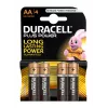 Pilhas alcalinas Duracell Basic AA/LR6, 4 unid.