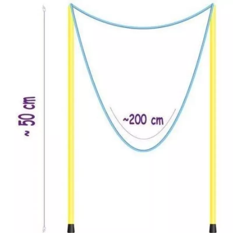 Cordel para bolas de sabão grandes 50 cm