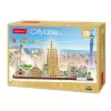 Puzzle 3D - Barcelona - grau de dificuldade: 4/8